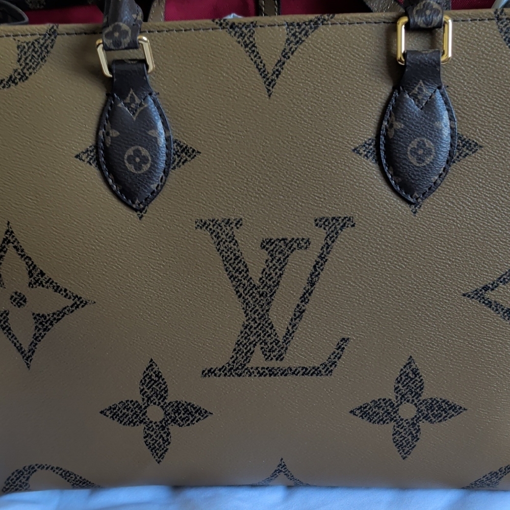 Louis Vuitton Olive Green Monogram Tote